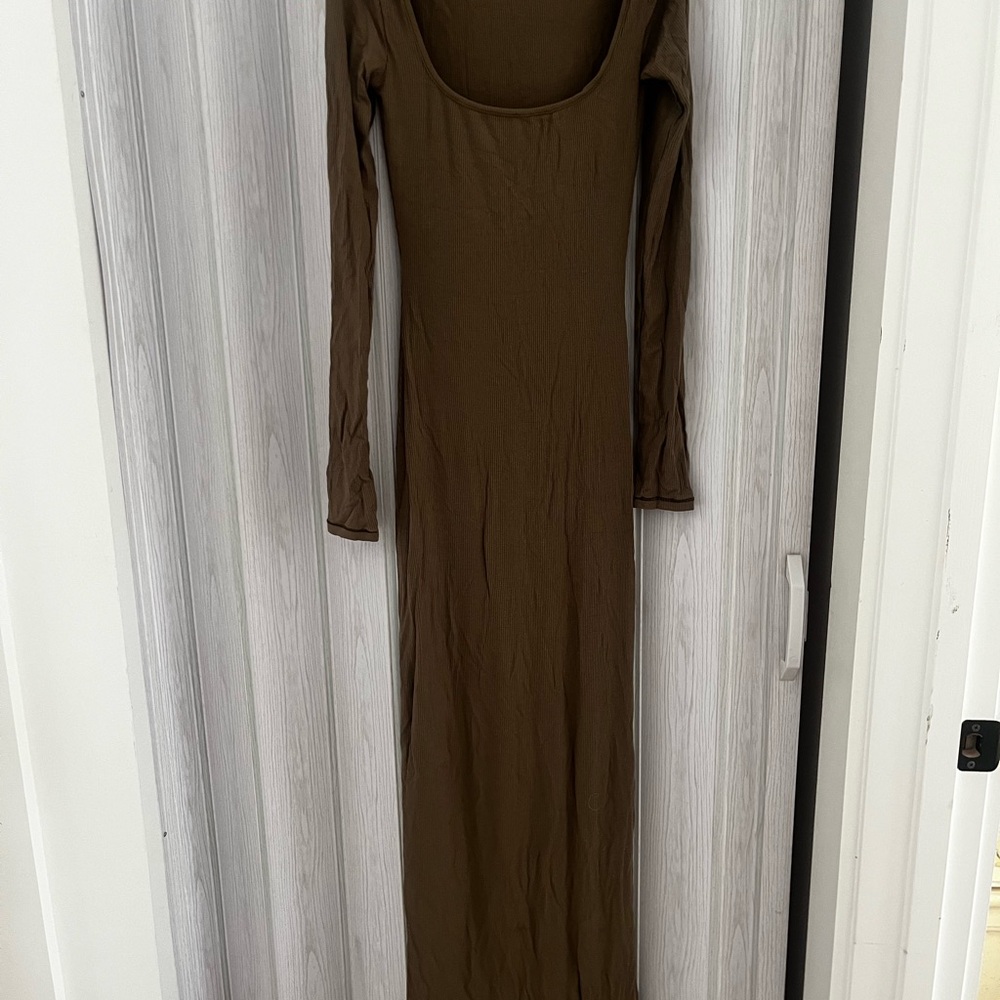SKIMS long sleeve dress